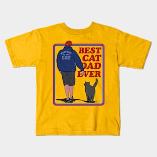 BEST CAT DAD EVER Kids T-Shirt